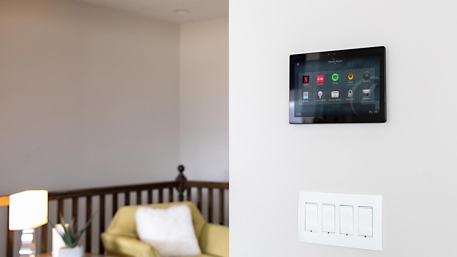 Control4 touch panel